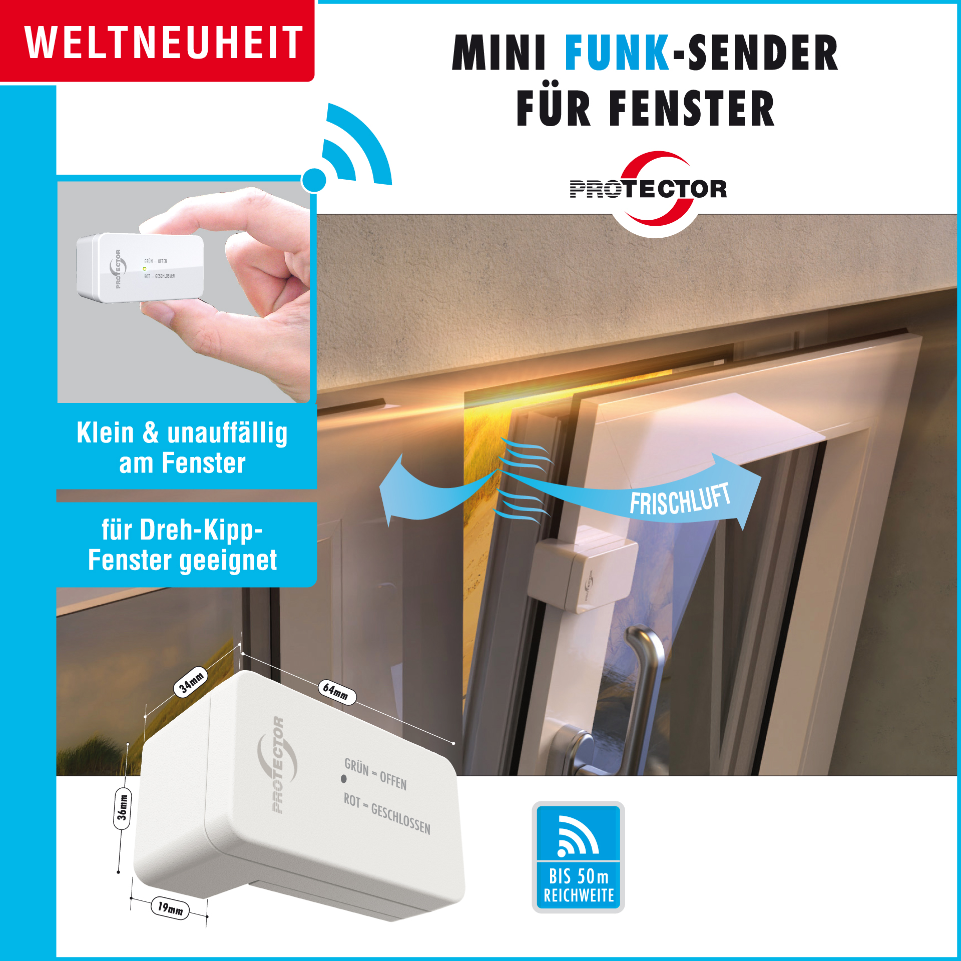 Funk-Abluftsteuerung ASF-510