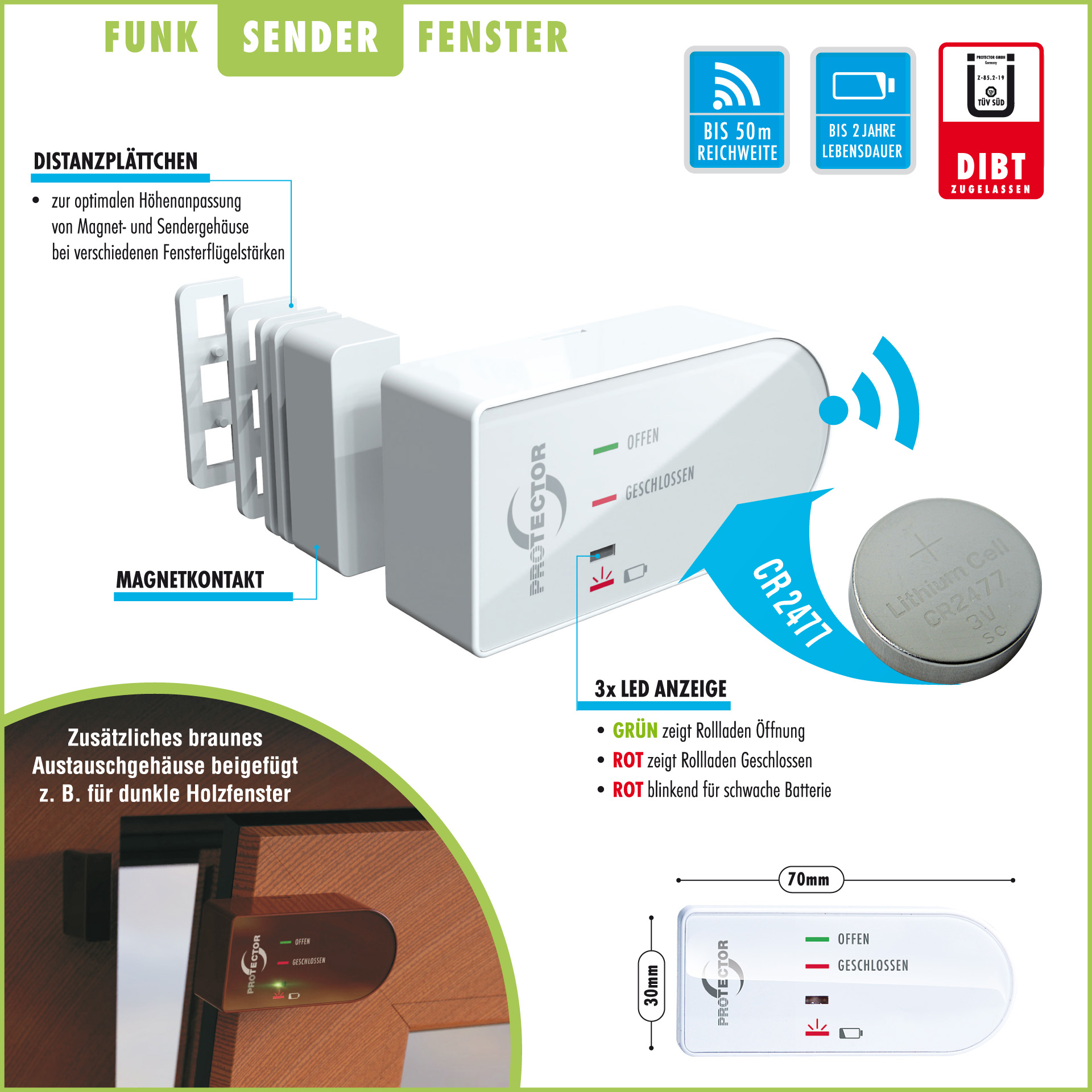 Funk-Abluftsteuerung Premium AS-7040 DIBT Funk-Abluftsteuerung Premium AS-7040 DIBT